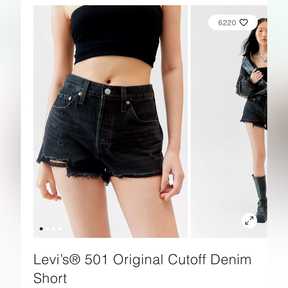 Women’s Levi's 501 Original Fit High Rise Denim Short